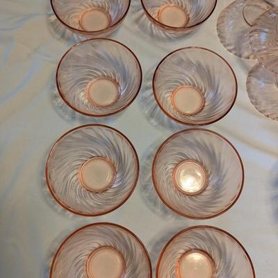 Pink Depression Glass