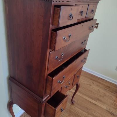 Bob Timberlake Lexington Queen Anne Cherry Wood Highboy