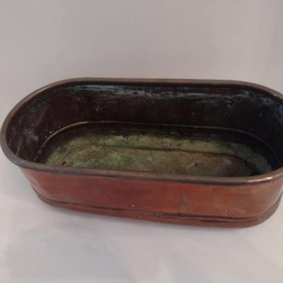 Vintage Copper Planter Pan
