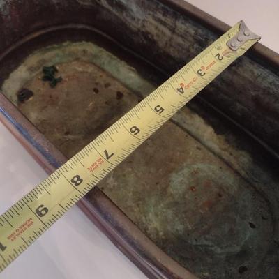 Vintage Copper Planter Pan