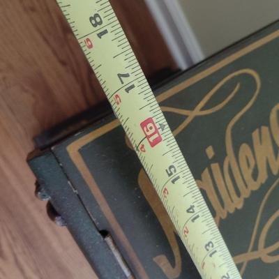 Lacquer Finish 'Book Stack' Mariner Themed End Table with Storage