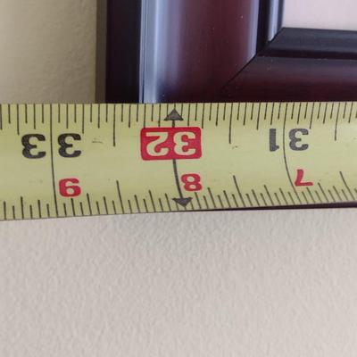 Framed Photograph Print Spring Floral Arrangement in Basket