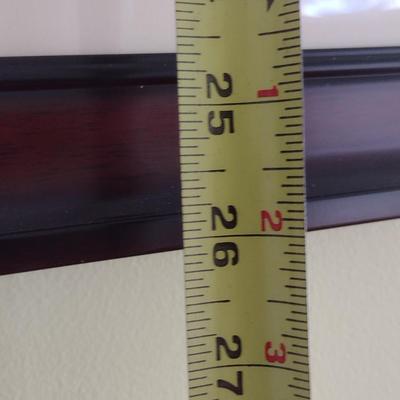 Framed Photograph Print Spring Floral Arrangement in Basket