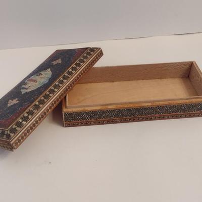 Persian Micro Mosaic Khatam Inlaid Trinket Box