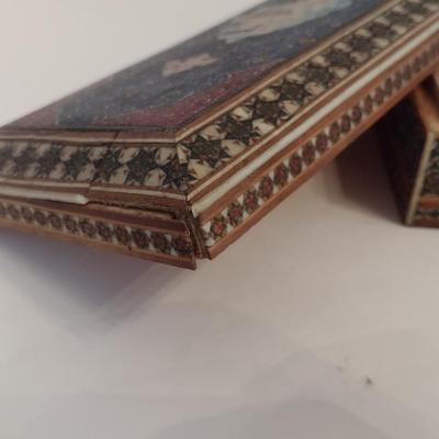 Persian Micro Mosaic Khatam Inlaid Trinket Box