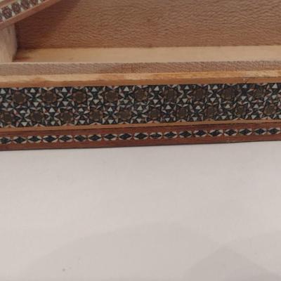 Persian Micro Mosaic Khatam Inlaid Trinket Box