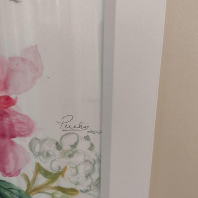 Pair of Watercolor Wild Bird Art