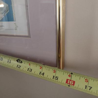 Vintage Johnson & Johnson Advertising Print for Modess Product Framed