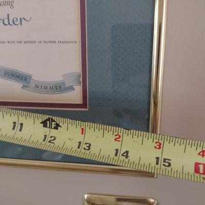 Vintage Johnson & Johnson Advertising Print for Johnson's Baby Powder Framed