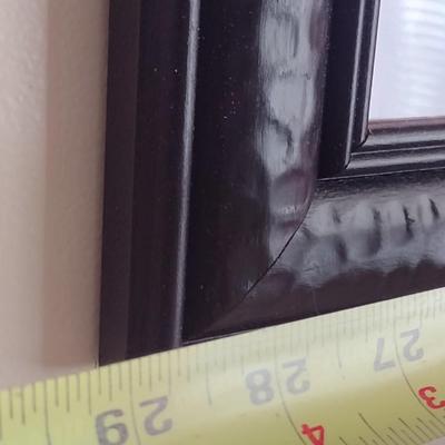 Large Framed Art Print Magnolia Crimson