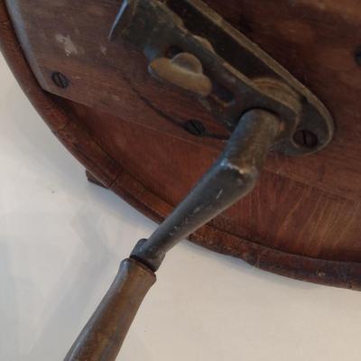 Antique Crank Barrell Butter Churn