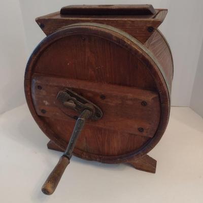 Antique Crank Barrell Butter Churn