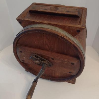 Antique Crank Barrell Butter Churn