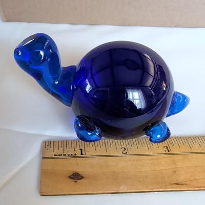 Glass Turtle and Owl