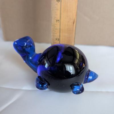 Glass Turtle and Owl