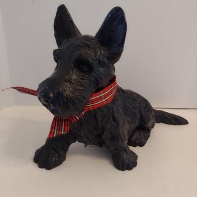 Large Resin Scottish Terrier Statuette by Two's Company