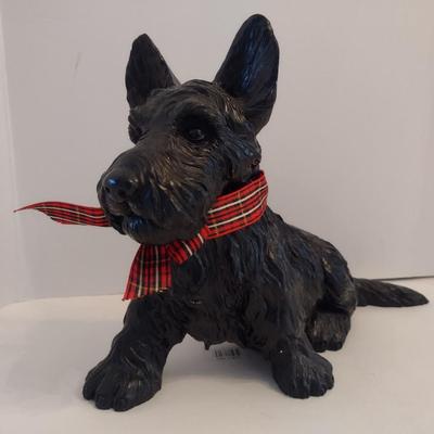 Large Resin Scottish Terrier Statuette by Two's Company