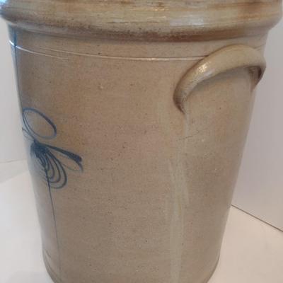 Vintage Salt Glaze 'Bee Sting' Stoneware Pot