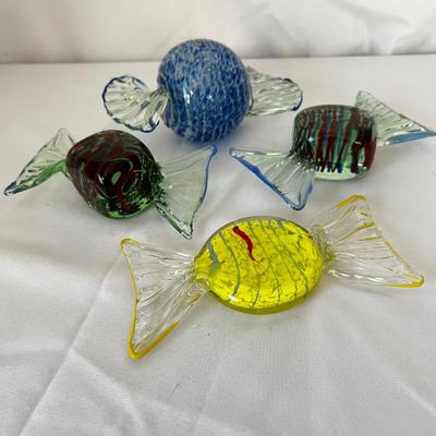 Hand Blown Murano Style Art Glass (LR-RG)