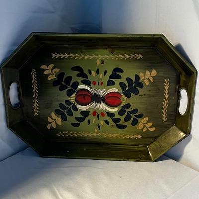 Hand Painted Large Metal Trays (K-RG)