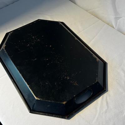 Hand Painted Large Metal Trays (K-RG)