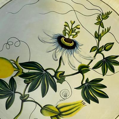 Hand Painted Large Metal Trays (K-RG)