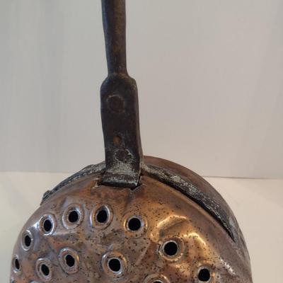 Antique Copper Bed Warming Pan