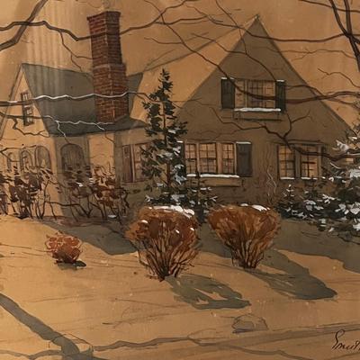 Original Signed Watercolor Painting (D-RG)