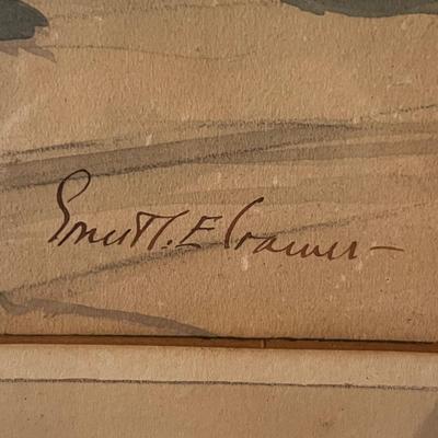 Original Signed Watercolor Painting (D-RG)