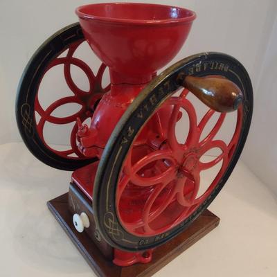 Antique Cast Iron #5 Enterprise Coffee Bean Grinder in Working Condition