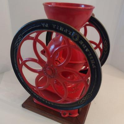 Antique Cast Iron #5 Enterprise Coffee Bean Grinder in Working Condition