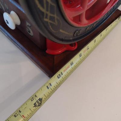 Antique Cast Iron #5 Enterprise Coffee Bean Grinder in Working Condition