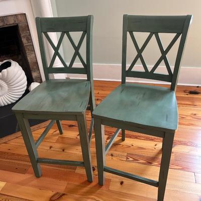Pair of Modern Farmhouse Barstools