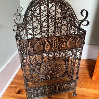 Metal Wine Rack Cabinet