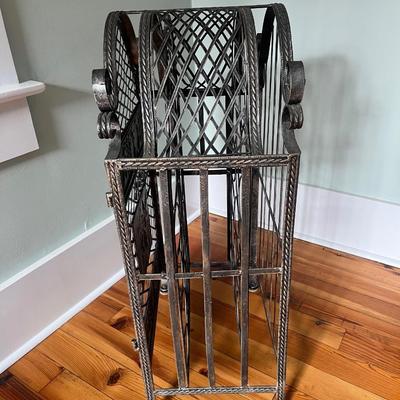 Metal Wine Rack Cabinet