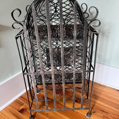 Metal Wine Rack Cabinet