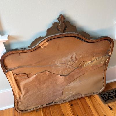 Vintage Gilt Wood Rococo-Style Mirror