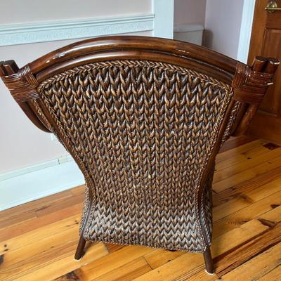 Vintage Pier 1 Wicker Arm Chair