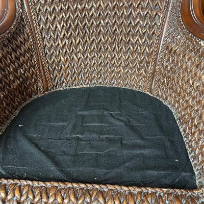 Vintage Pier 1 Wicker Arm Chair