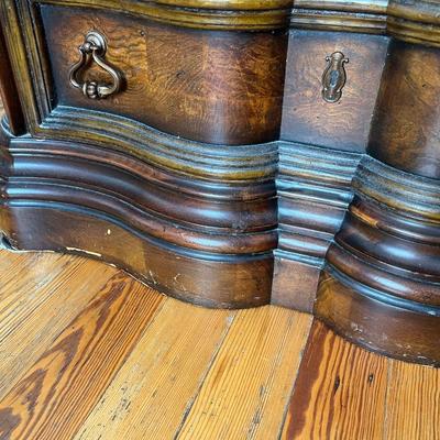 Sale Photo Thumbnail #106: Ashley Furniture "Campania" marble top 3-drawer dresser; approx. 34" x 38" x 19"; good condition