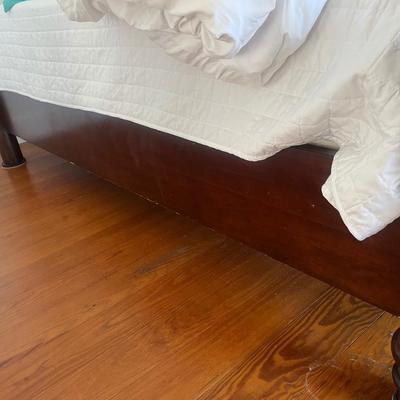 Sale Photo Thumbnail #162: Ashley Signature Design king bed; with mattress; head 77.5" x 84", foot 50" x 84"; good condition; also available as frame only