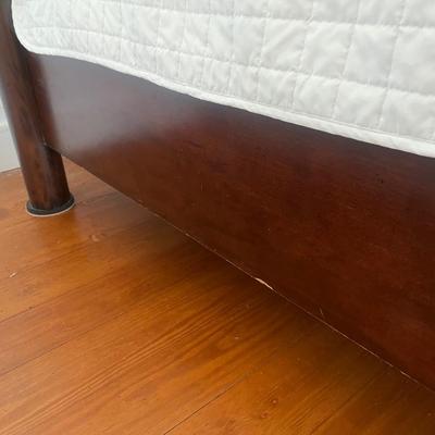 Sale Photo Thumbnail #163: Ashley Signature Design king bed; with mattress; head 77.5" x 84", foot 50" x 84"; good condition; also available as frame only