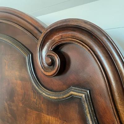 Sale Photo Thumbnail #167: Ashley Signature Design king bed; with mattress; head 77.5" x 84", foot 50" x 84"; good condition; also available as frame only