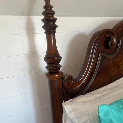 Sale Photo Thumbnail #164: Ashley Signature Design king bed; with mattress; head 77.5" x 84", foot 50" x 84"; good condition; also available as frame only