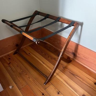 Sale Photo Thumbnail #169: Two vintage luggage racks