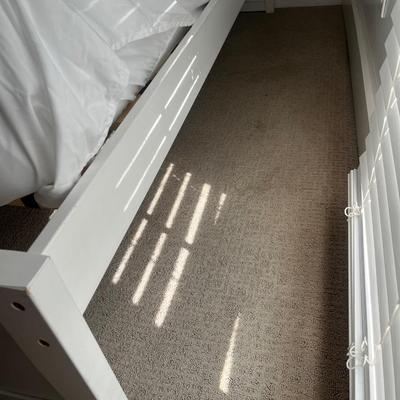 Sale Photo Thumbnail #192: Night & Day Furniture queen bed; approx. 84" x 63" x 16" H; good condition