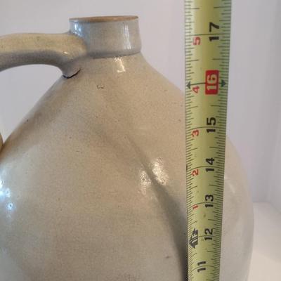 Vintage Large Salt Glaze Pottery Northern Origin Shoulder Jug
