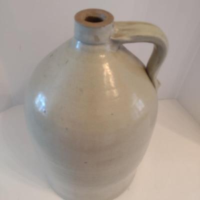 Vintage Large Salt Glaze Pottery Northern Origin Shoulder Jug