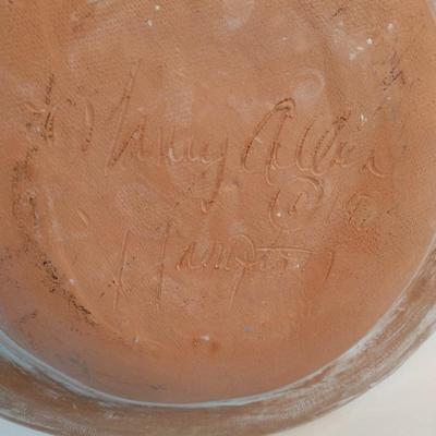 Art Studio Pottery Charger Sheep's Head Theme by Nancy Allan