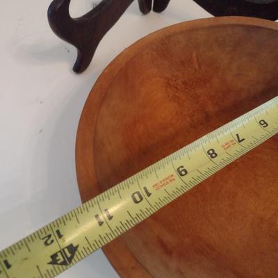 Vintage Wood Munising Dough Bowl